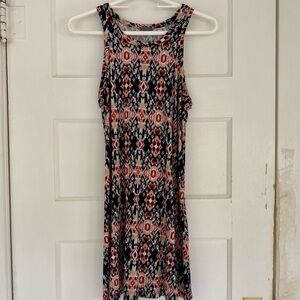 Anthropologie Braeve Patterned Sleeveless Dress‎ Size XS Boho Chic